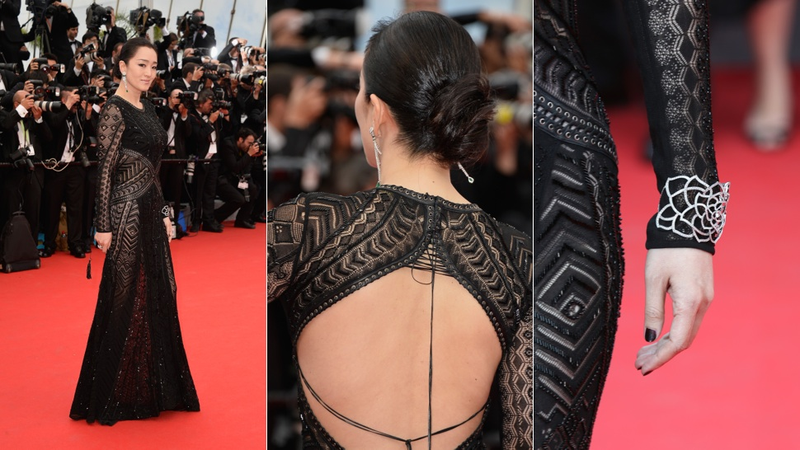 Illustration for article titled Regal Gowns and Hideous Hair at the Cannes Grace of Monaco Premiere